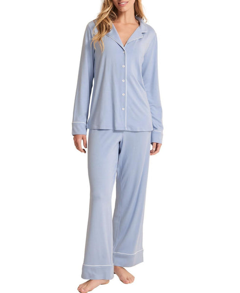 Adore Me Womens Matilda Long Sleeve Top and Pants Pajama Set