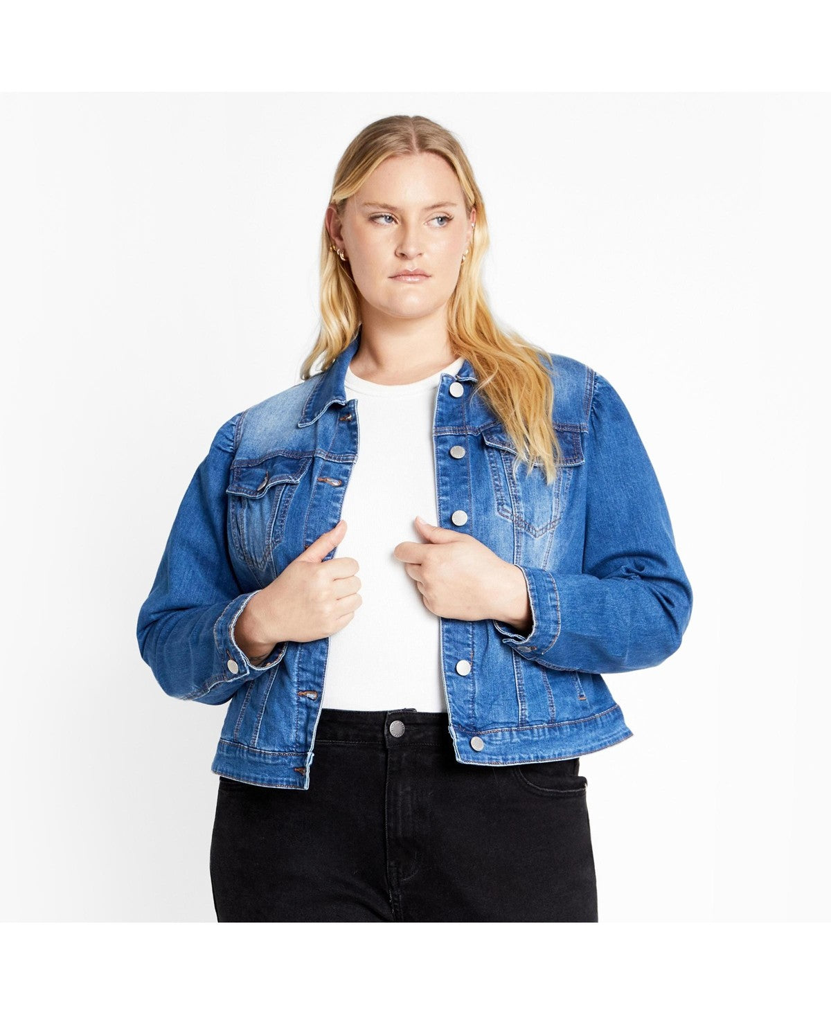 CITY CHIC Plus Size Kira Denim Jacket