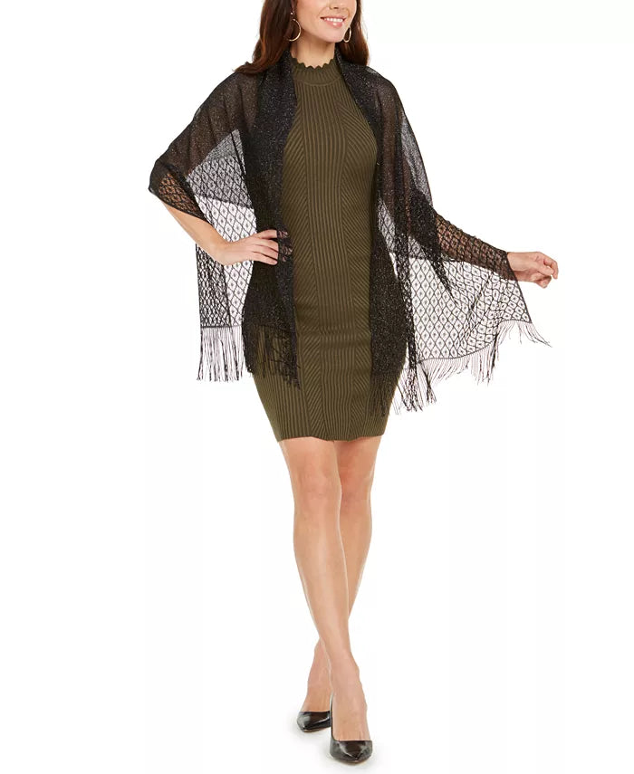 I.n.c. International Concepts Knit Fringe Evening Wrap