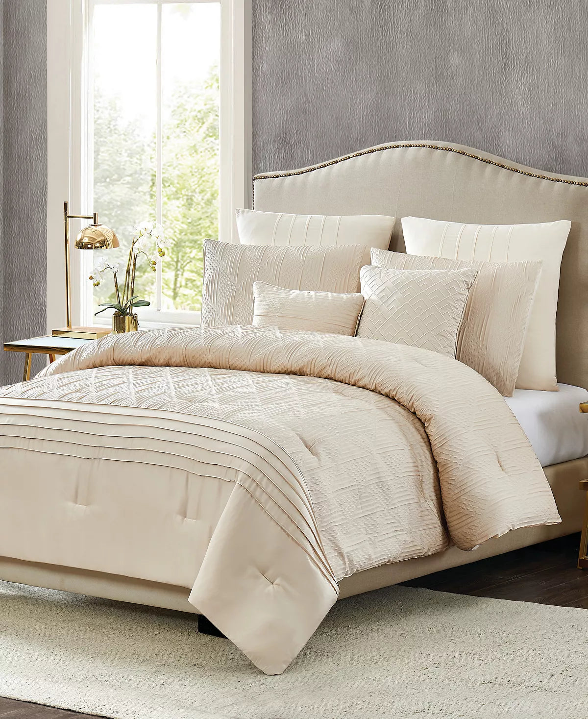 5TH AVENUE LUX Noelle 7-Piece King Bedding Set