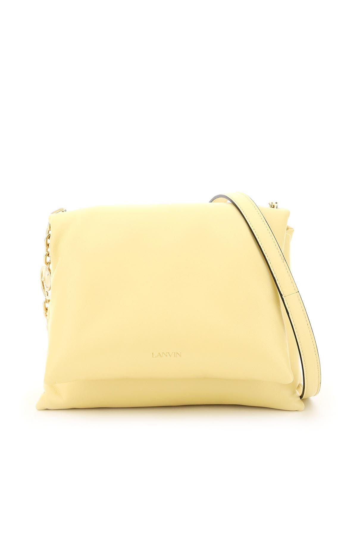 Lanvin Paris Sugar Medium Crossbody Bag, Butter