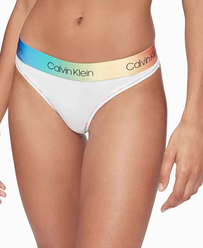 Calvin Klein Modern Cotton Pride Thong Panty - Womens, XL