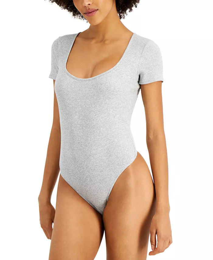 Jenni Square Neck Ribbed Bodysuit