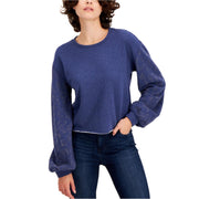 Inc International Concepts Embellished-Sleeve Sweatshirt