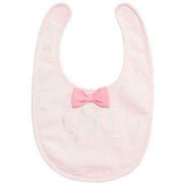 First Impressions Baby Bowtie Bib - Faded Pink, One Size