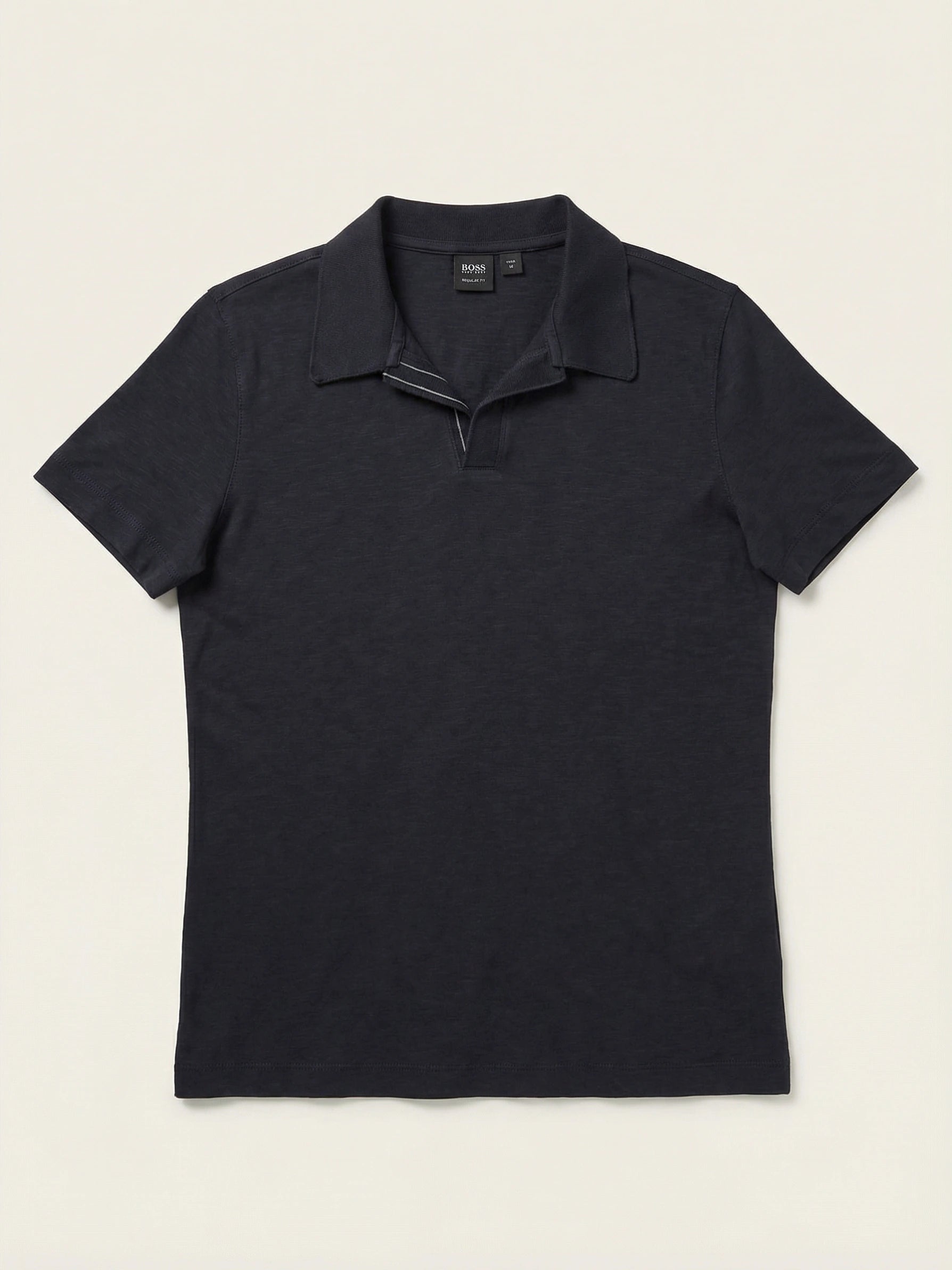 Boss Hugo Boss Womens midnight blue Polo Shirt Regular Fit, Size Large