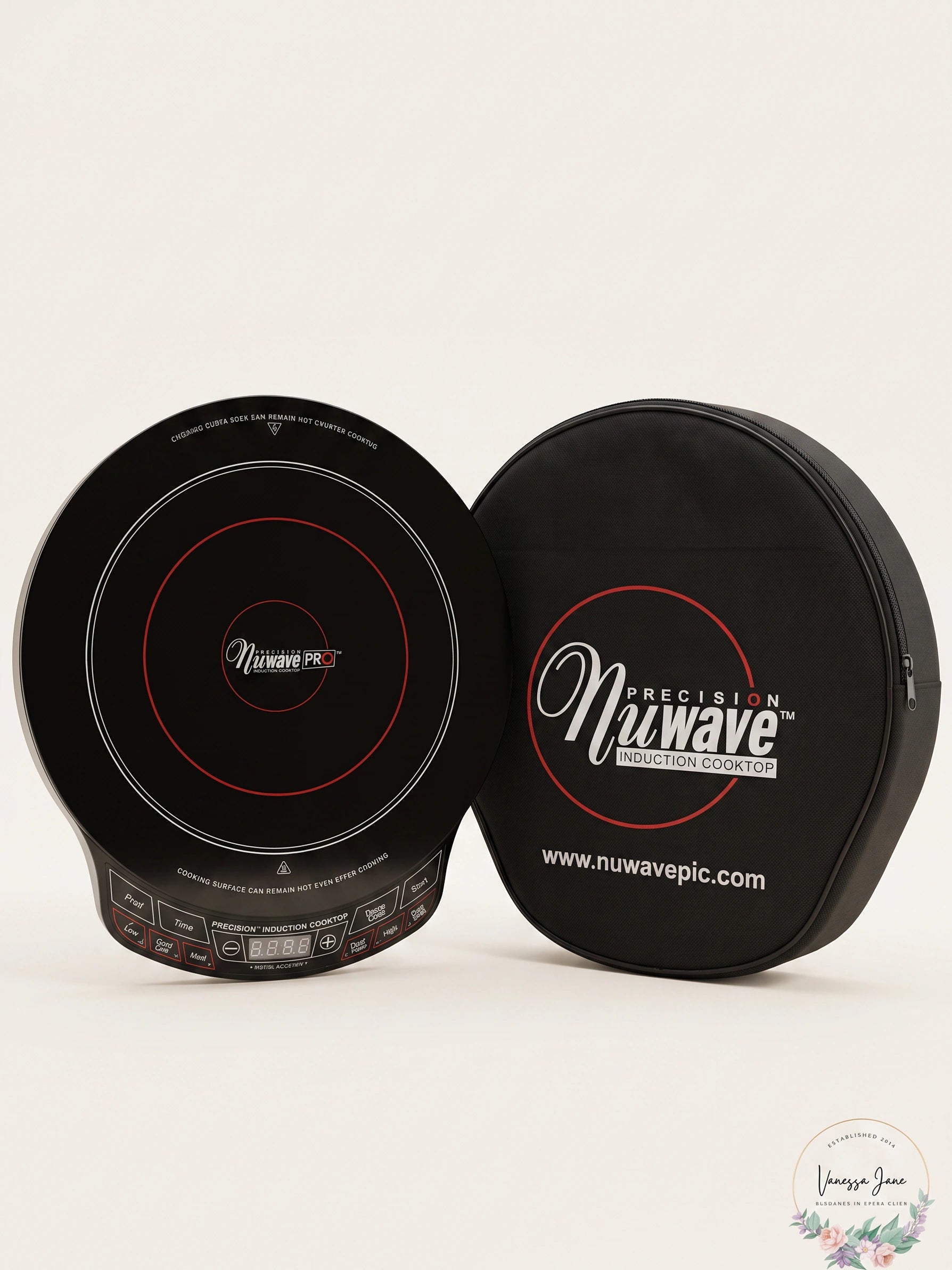 NuWave PRO Precision Induction Electric Cooktop Burner 30301 AR w/Carrier Case