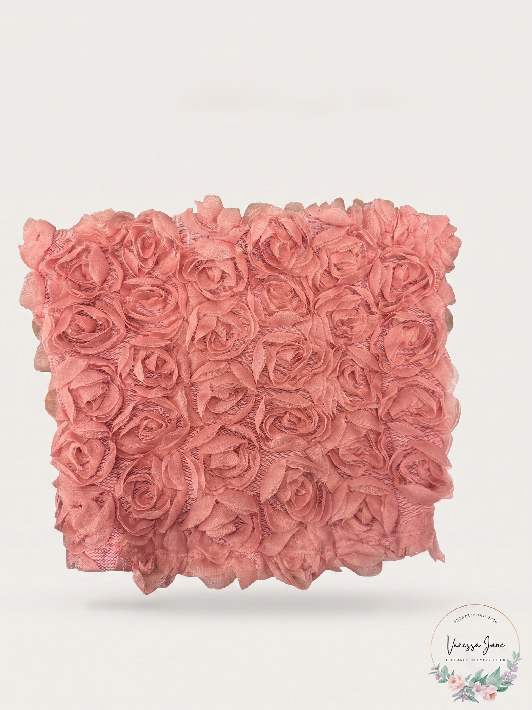 London Rose pink tube top, Size Large