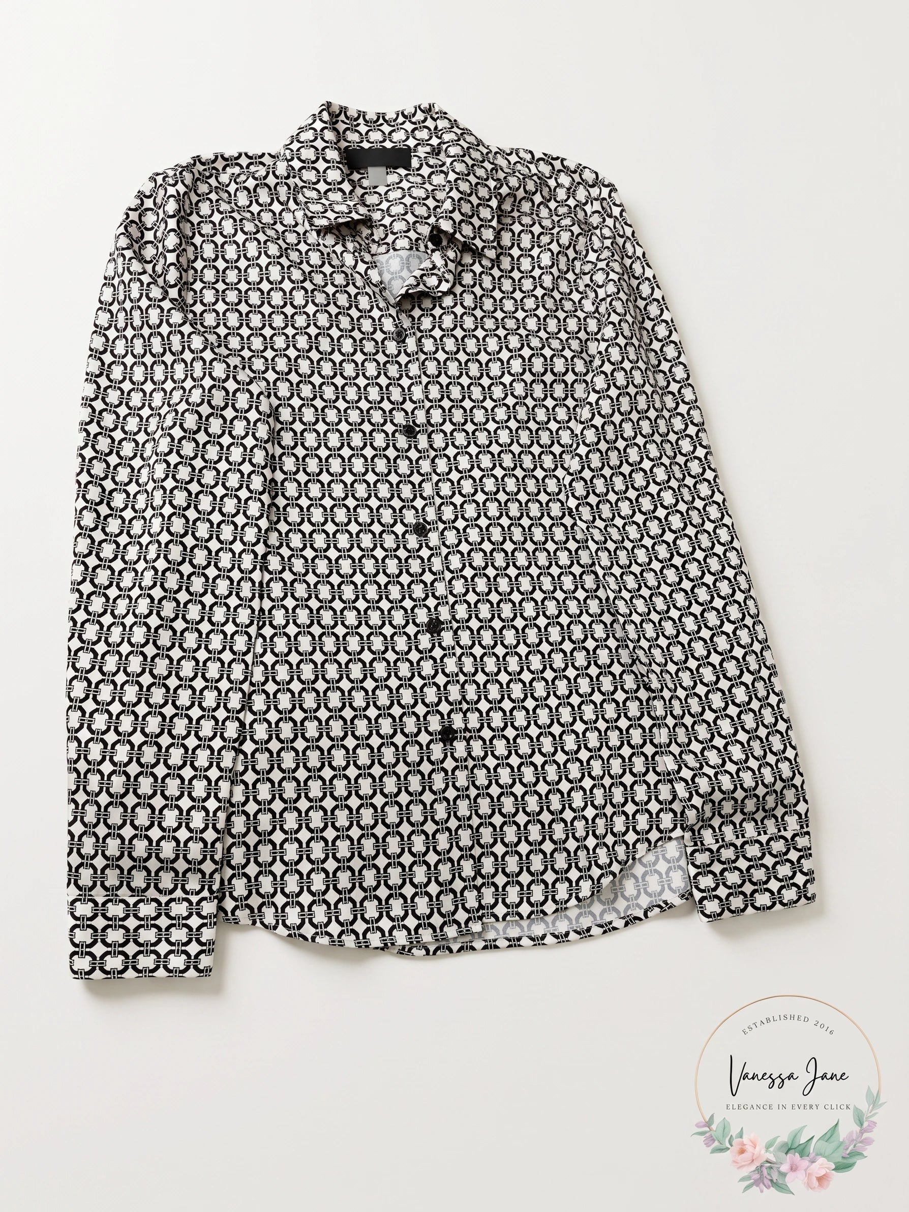 Tahari Women’s Silky Collared Button-Down Blouse, Size XS