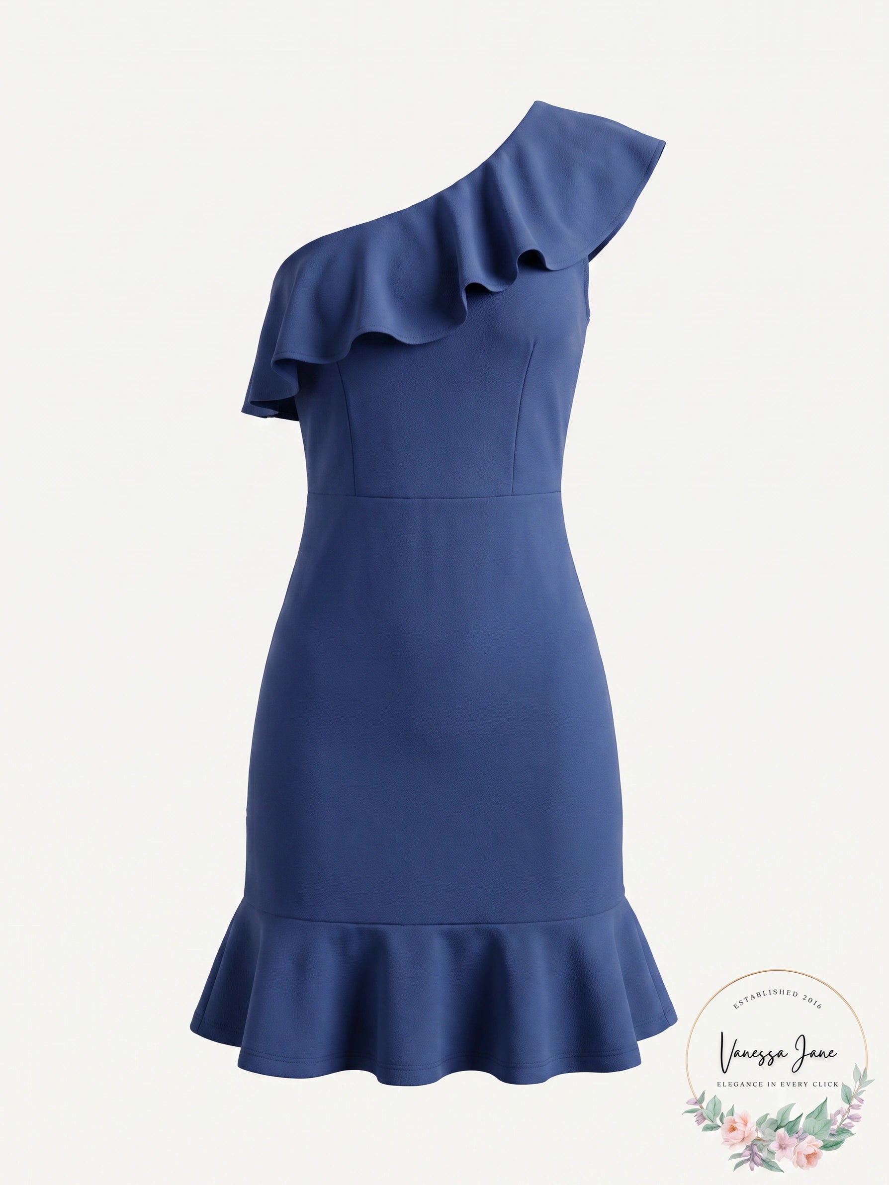 B Darlin Women’s One-Shoulder Bodycon Dress, Size 1/2