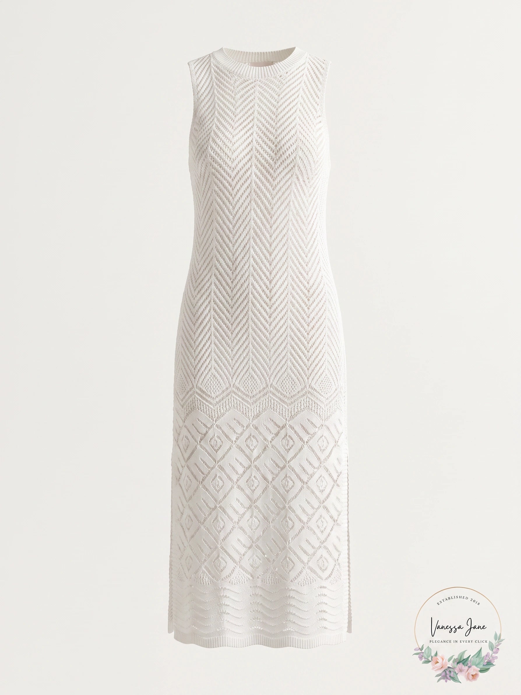 Joie Crochet Midi Beach Dress Swim Cover Up, Size XS