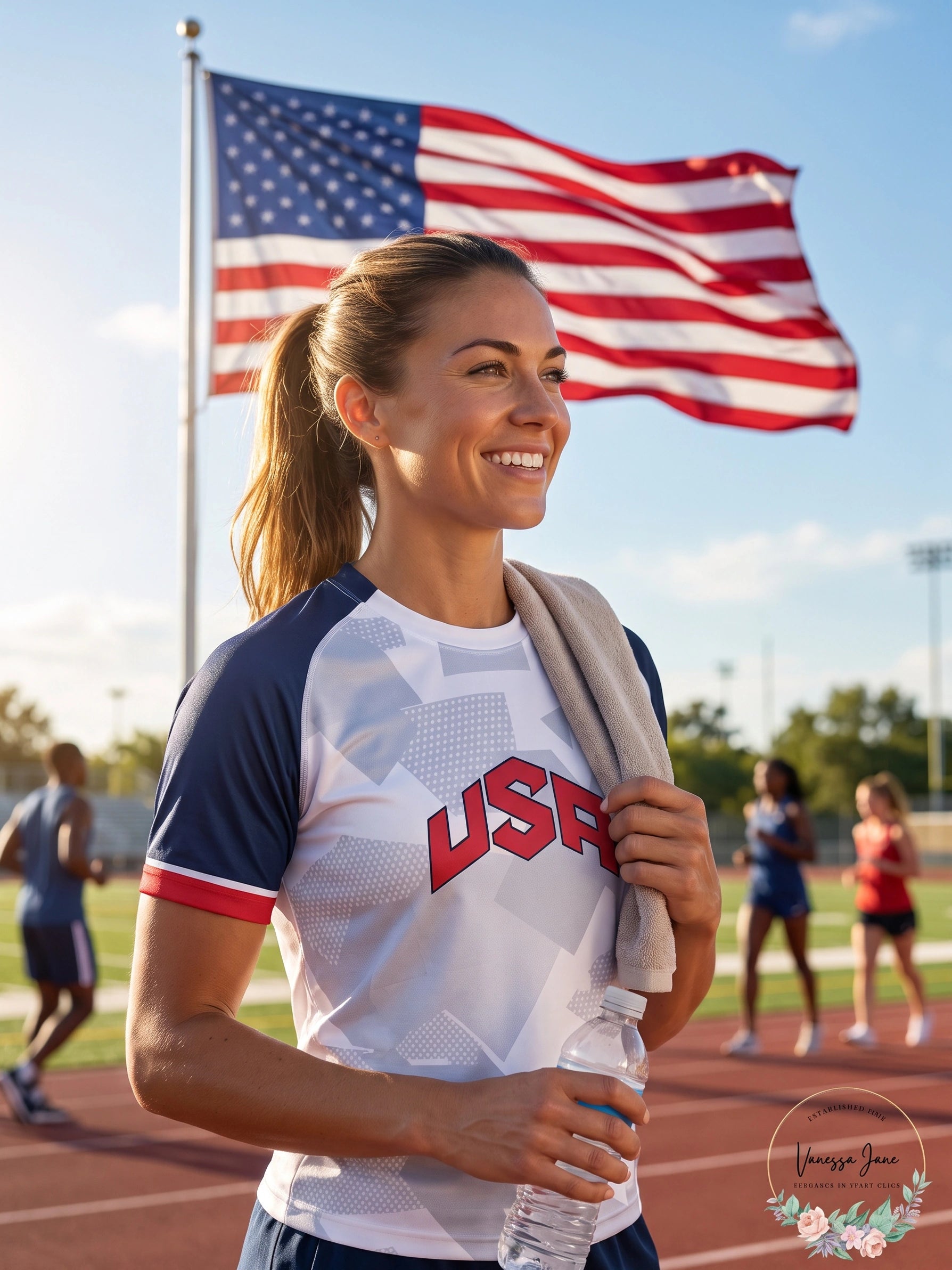USA Soccer Women’s Fan Jersey, Size Medium