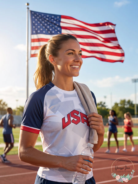 USA Soccer Women’s Fan Jersey, Size Medium