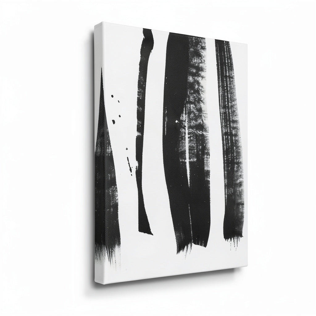 ArtWall Black on White 3 by Iris Lehnhardt Canvas Wall Art, 16.0 x 24