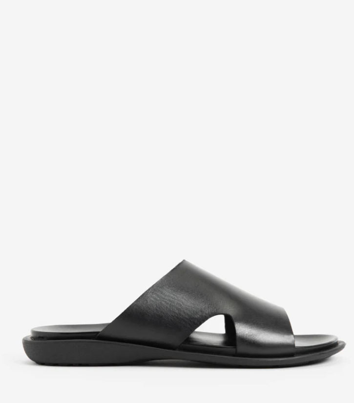 Kenneth Cole Mens Sand-Y Beach Leather Slide Sandal - Size 10