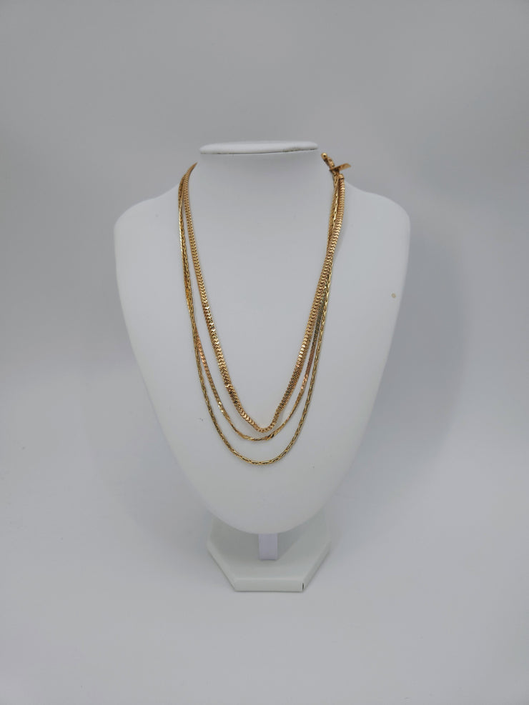 Inc Gold-Tone Layered Pendant Necklace, 17 + 3 Extender