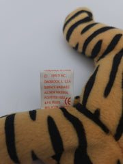 TY Beanie Babies Baby STRIPES the BENGAL TIGER Cat PVC Pellets RETIRED Vintage