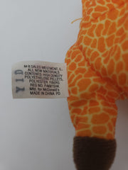 Vintage 1998 Ty Beanie Baby Babies McDonalds Twigs Giraffe
