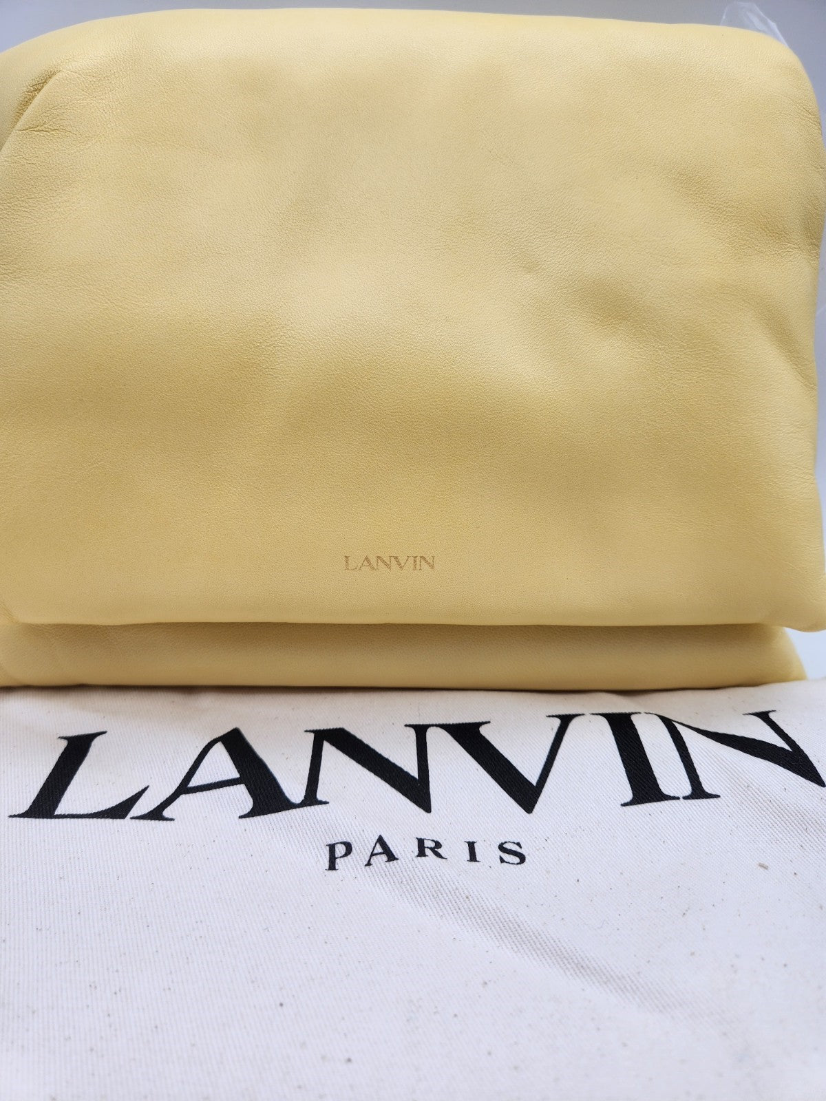 Lanvin Paris Sugar Medium Crossbody Bag, Butter