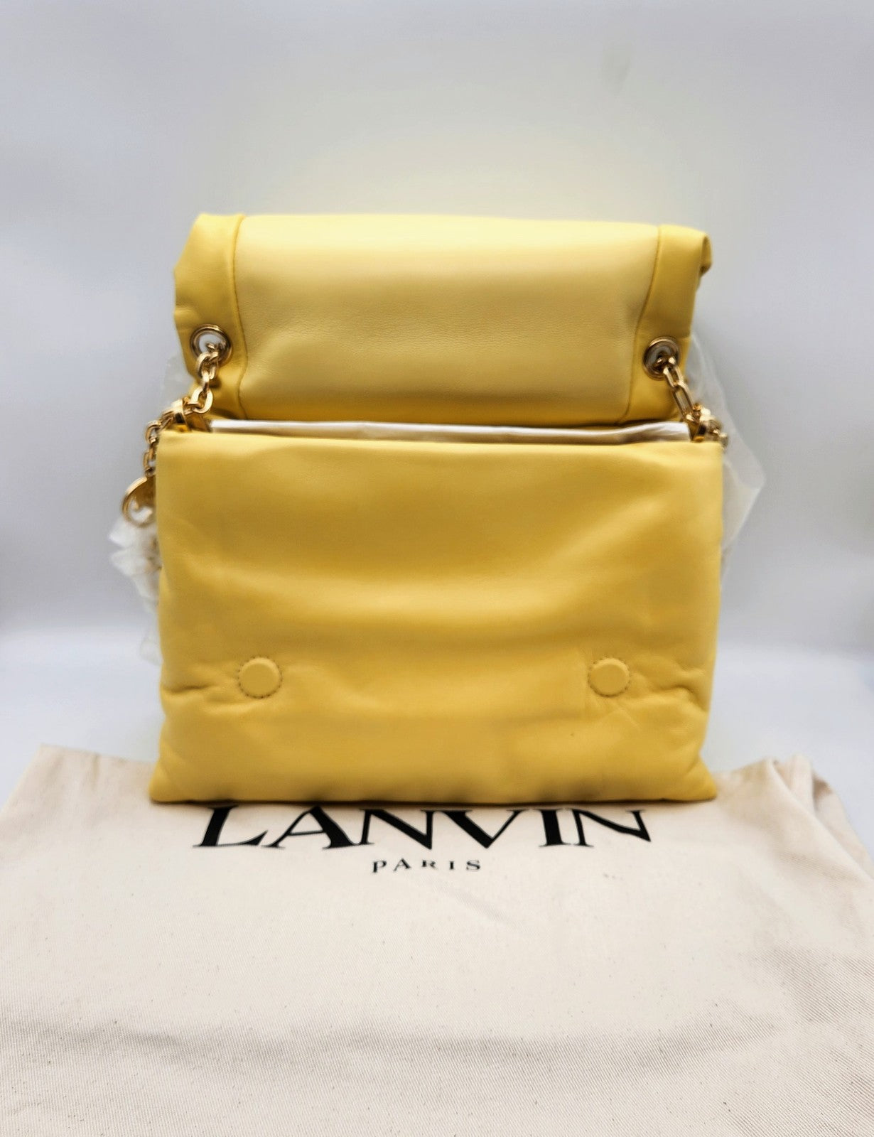 Lanvin Paris Sugar Medium Crossbody Bag, Butter