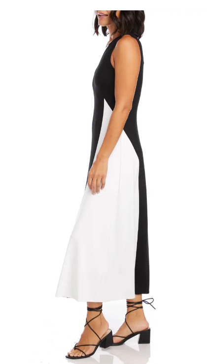 Karen Kane Sleeveless Color-Block Dress