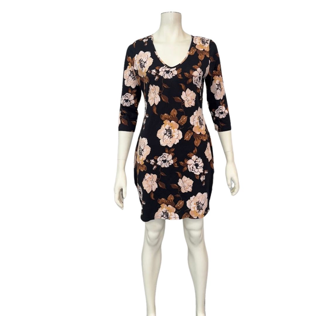 Venus Casual Detail-floral Dress-Size-M