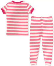 MJC International Girls Love-a-Lot Bear Stripe Pajama Toddler Set, Size 4T