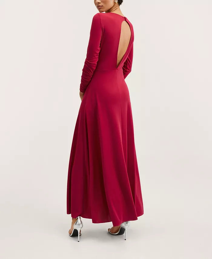 mango side slit dress KAAREM