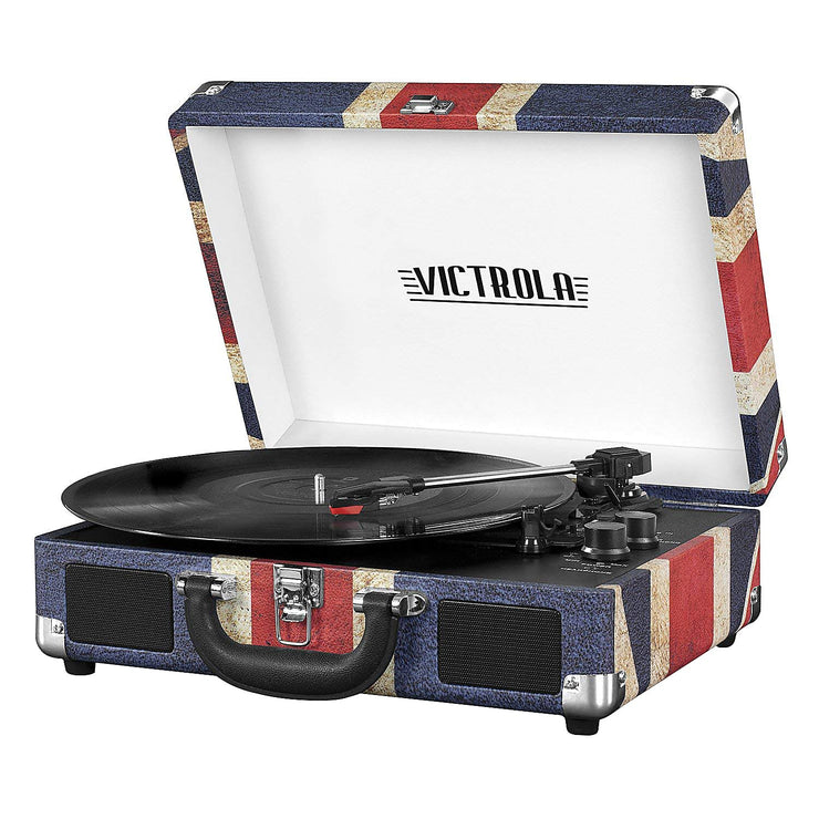 Innovative Technology Victrola Bluetooth® Suitcase Record Player, 5H X 10W X 1