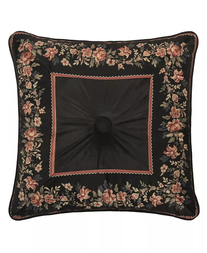 J Queen New York Street Chantelle Square Throw Pillow, One Size, Black