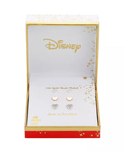 DISNEY Cubic Zirconia Minnie Mouse Earring Flash Plated Set 3 Piece