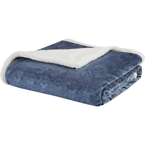 Madison Park Elma Oversized Textured Plush Throw 60x70