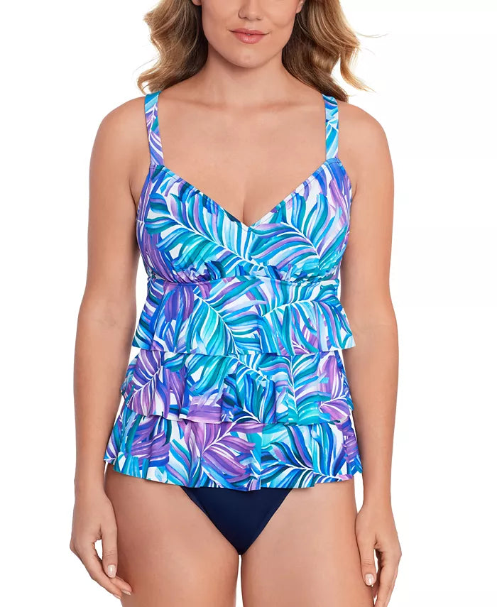 Swim Solutions Womens a-Line Tankini Swimsuit