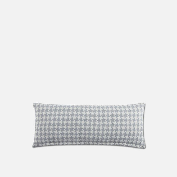 Kenneth Cole New York Houndstooth Grey Lumbar Pillow Cover