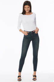 Nydj Ami Slit Hem Skinny Jeans in Prosperity, Size 10