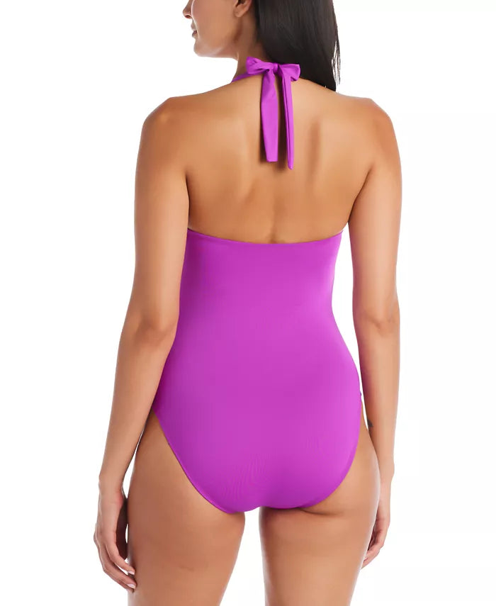 BLEU Rod BEATTIE Lets Get Twisted One Piece Swimsuit, Size 14