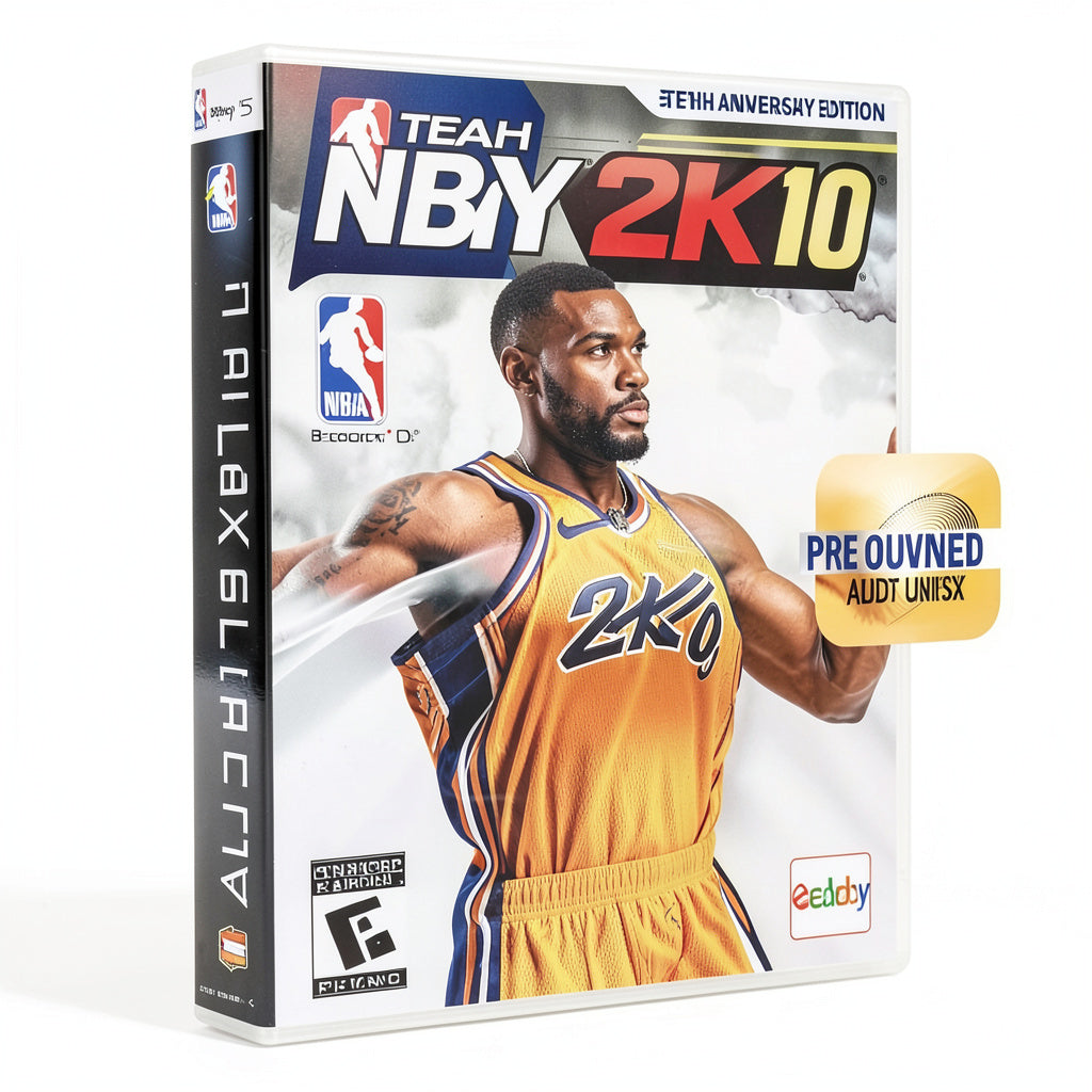 NBA 2K10: Tenth Anniversary Edition Pre-Owned PlayStation 3, Adult Unisex