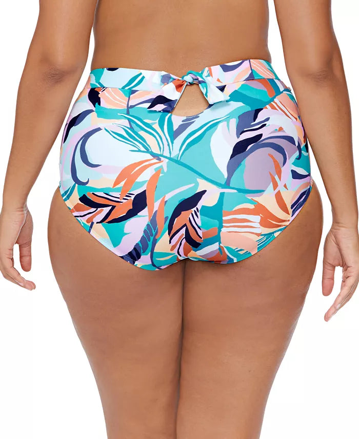 Raisins Curve Plus Size Printed Korakia Island Bikini, Size 18W