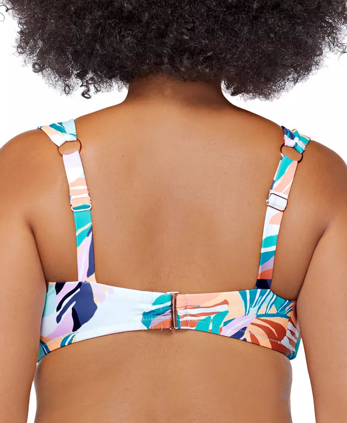 Raisins Korakia Jamaica Swim Bikini Top, Size 16W