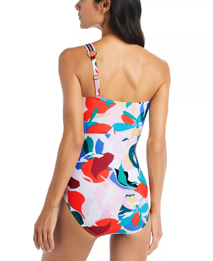 Beyond One-Shoulder Mio One-Piece Swimsuit, Size 8