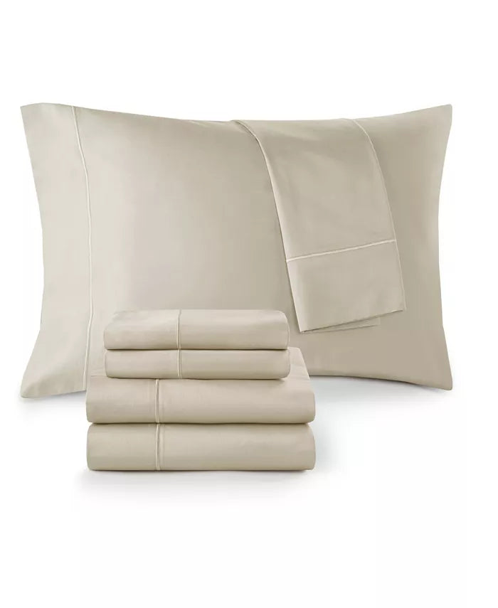 Madison Park 600 Thread Count Pima Cotton Sateen 7-pc Sheet Set, Split King