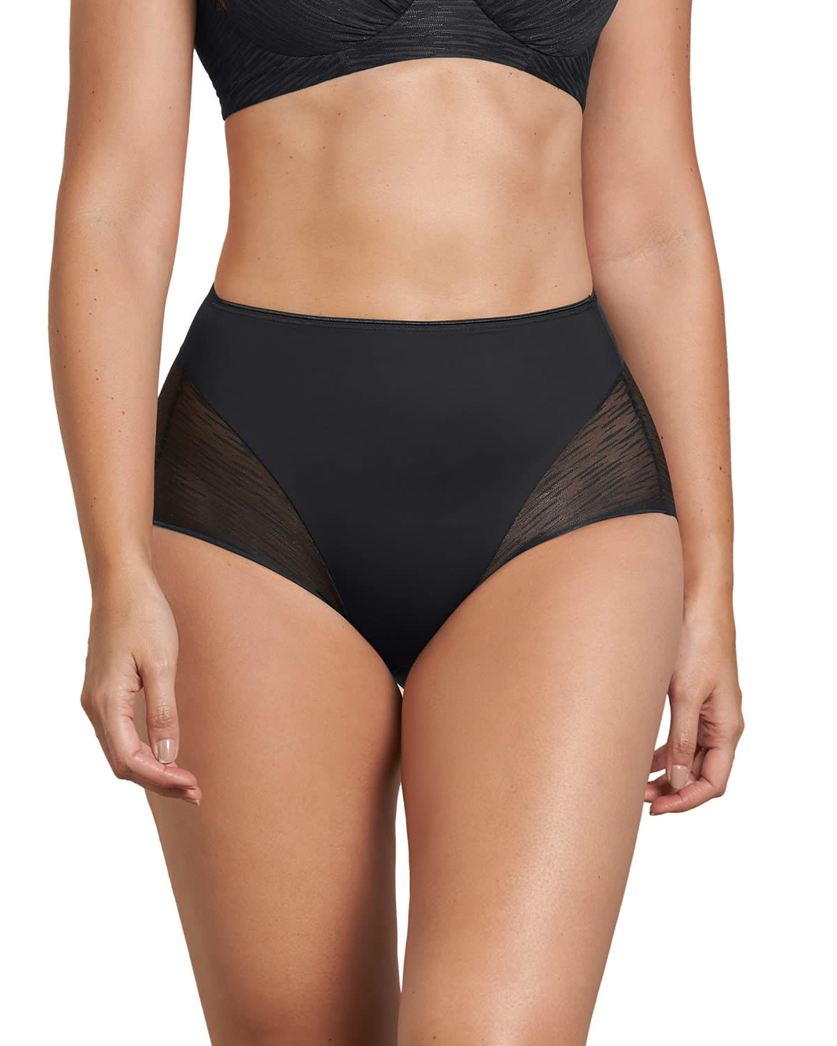 Leonisa Womens High-Waisted Sheer Lace Shaper