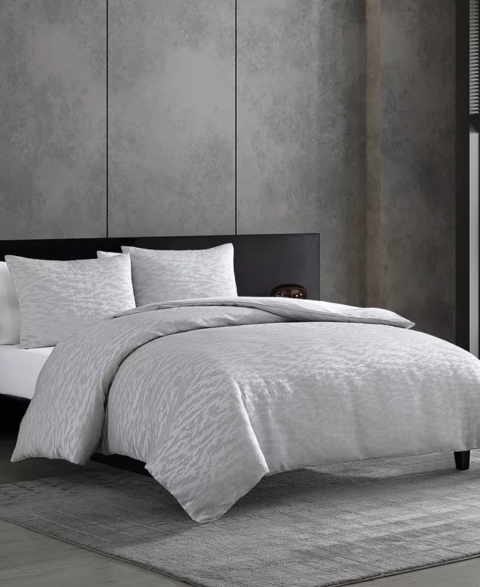 Vera Wang Illusion Grey Comforter Set, King