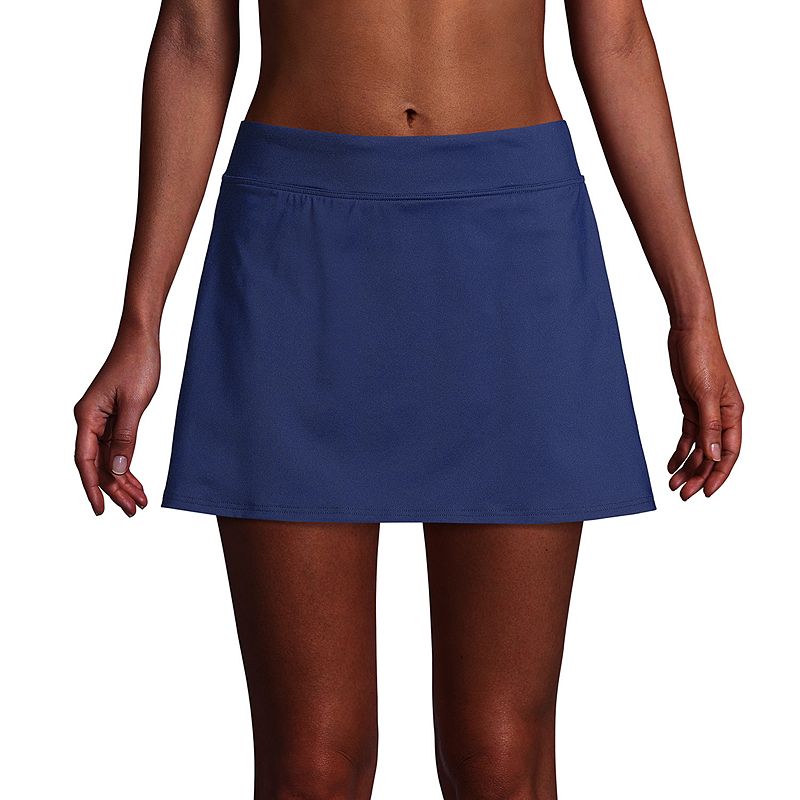 Lands End Chlorine Resistant Tummy Control Swim Skirt