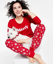 Family Pajamas Womens Snowflake Mix It Set