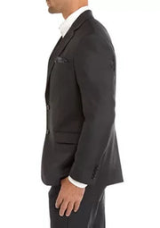 Lauren Ralph Lauren Solid Classic Fit Charcoal Sport Coat, Size 52Short