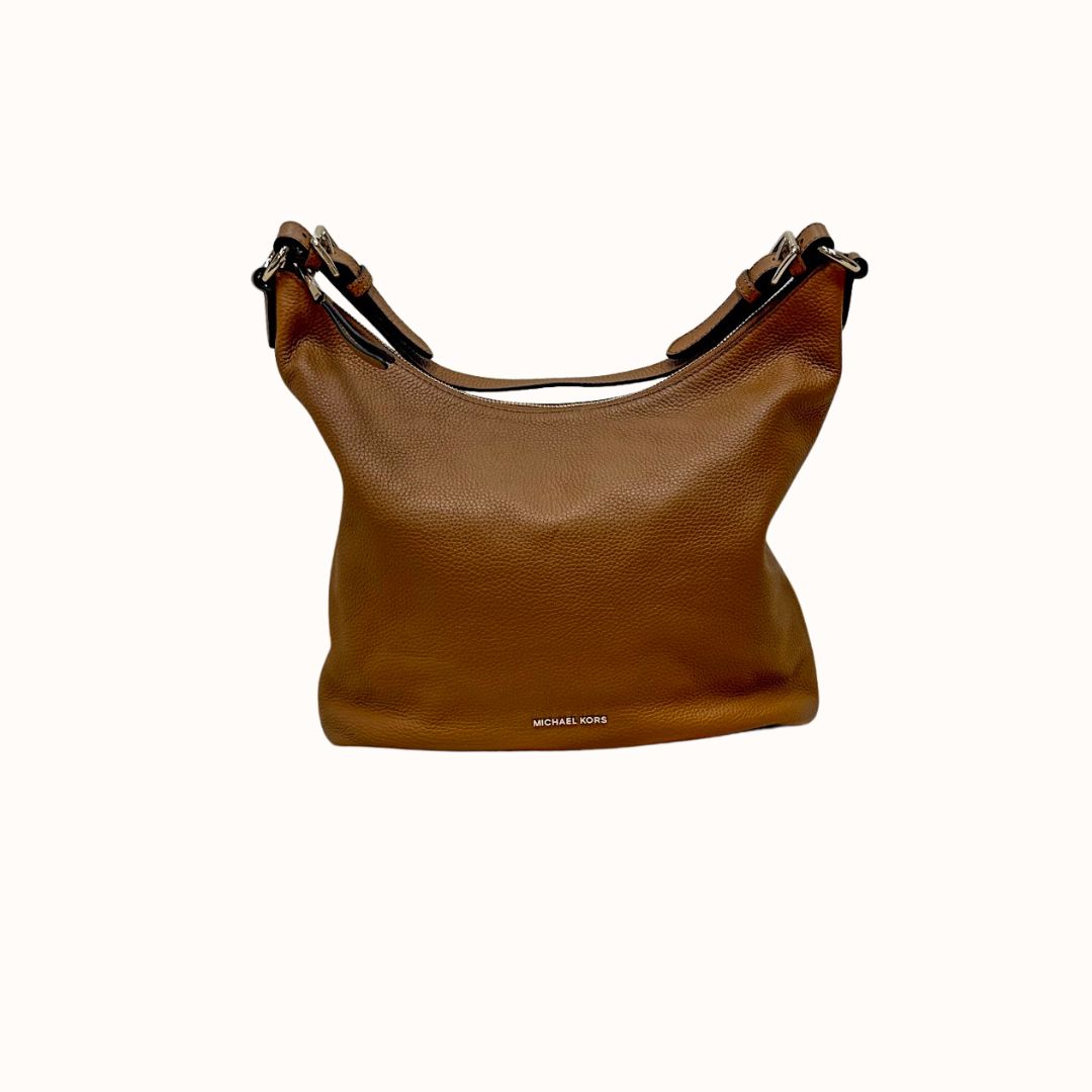 Michael Kors Brown Leather Shoulder Tote