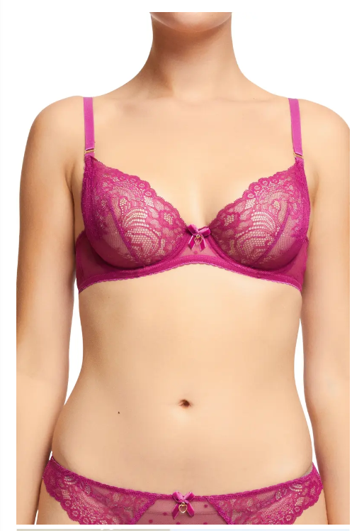 Dita Von Fiamma Underwire Balconette Bra, Size 34B