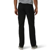 Wrangler Authentics Mens Big & Tall Classic Twill Relaxed Fit Cargo Pant, Black