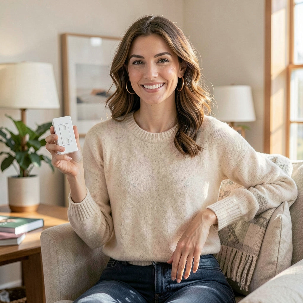 Dewenwils Remote Control Light Lamp Socket E26 E27 Bulb Base Adapter, No Wiring